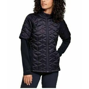Under Armour women's Cold Gear Reactor Hybrid Puffer Golf Jacket size Large $160
